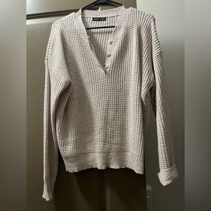 Women’s waffle knit pullover